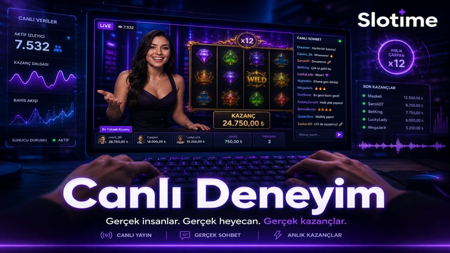 Canlı oyun deneyimi ve gerçek zamanlı etkileşim görseli