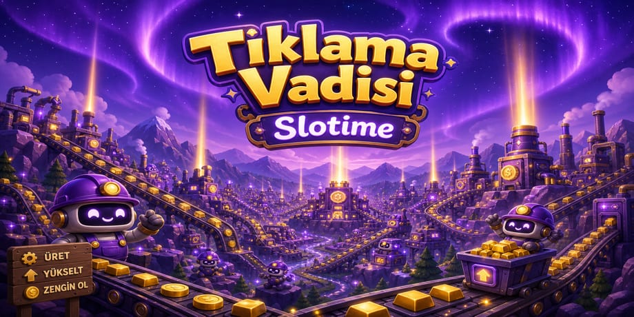 Tıklama Vadisi idle clicker banner görseli