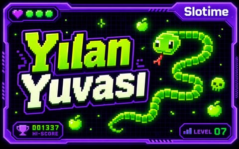 Yılan Yuvası klasik arcade oyunu tanıtım görseli